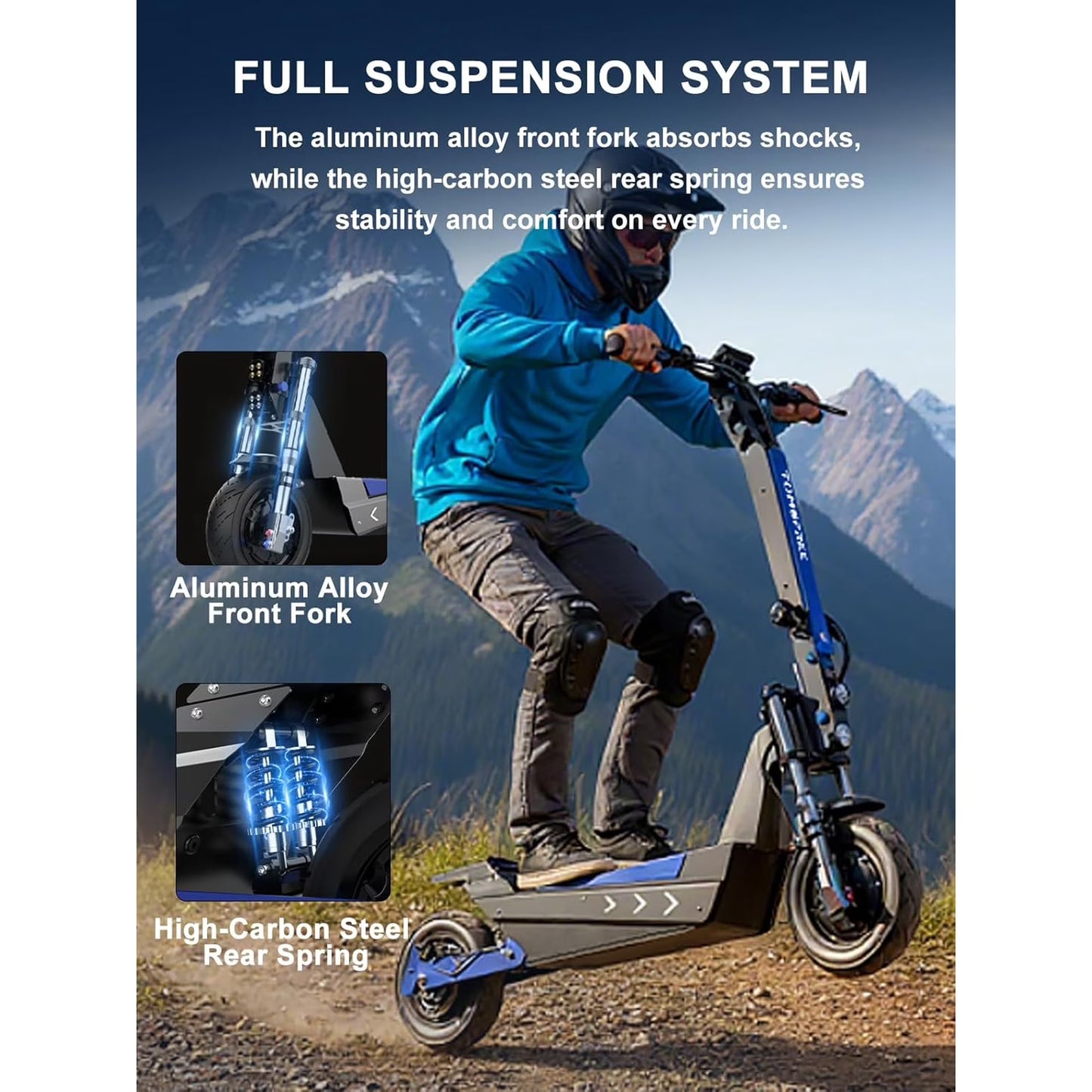 901 motor sport Electric Scooter Adult Teens, 3000W Motor 60V 35Ah E-scooter