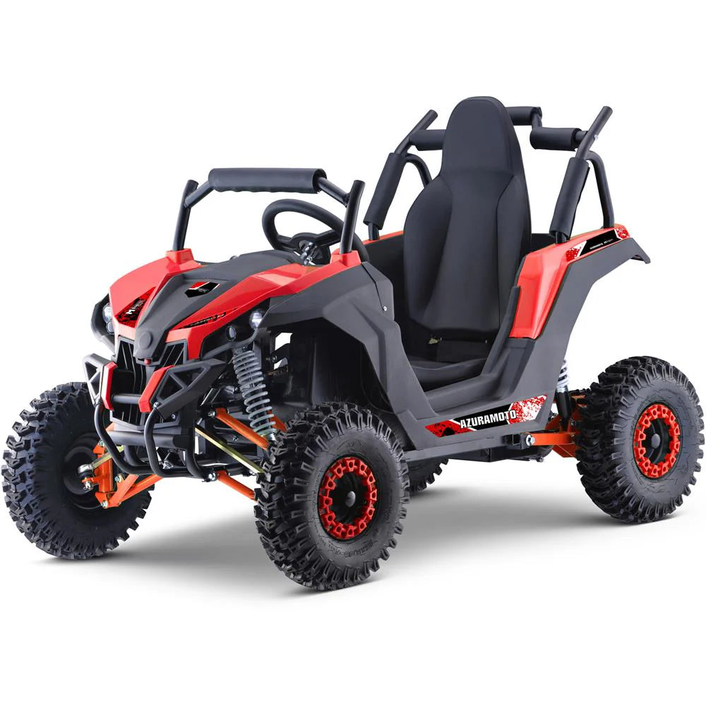 901 motor sports Raider Kids UTV 48v 1200w Full Suspension Green